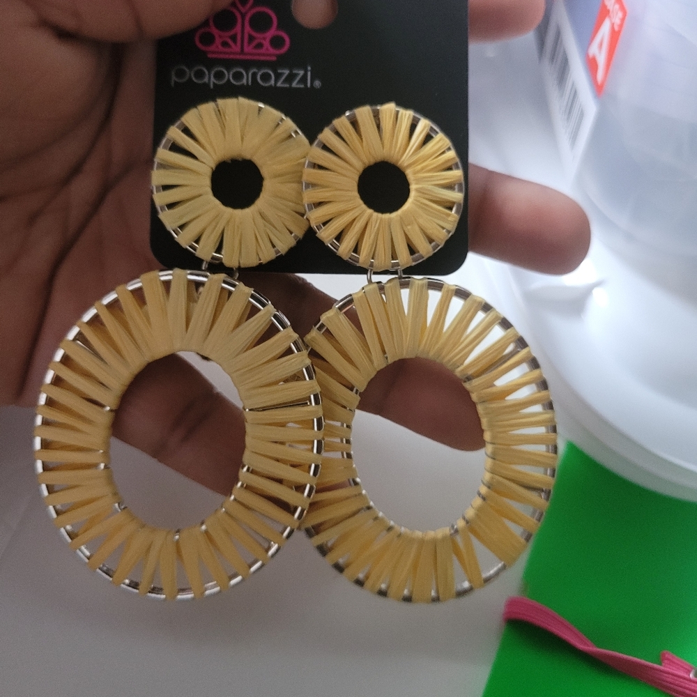 Yellow Earrings
